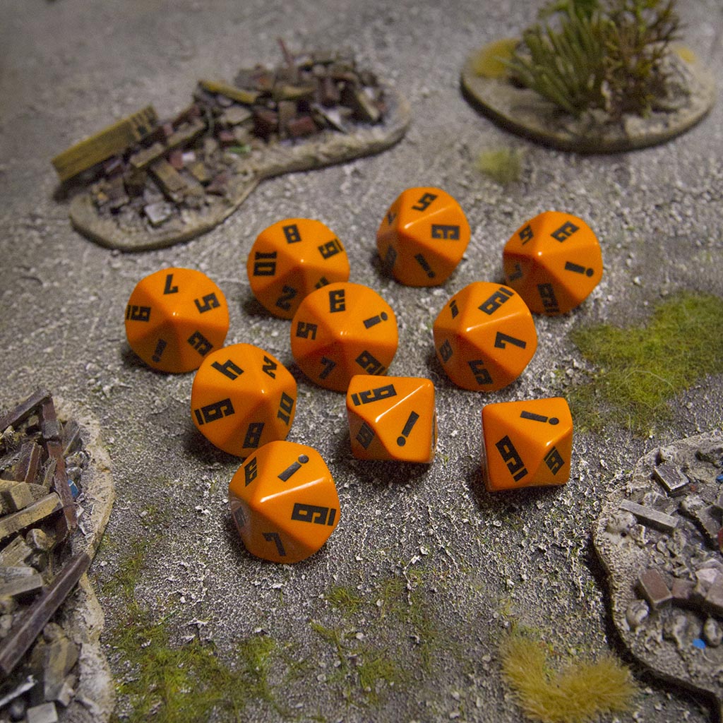 FIRE! MODERN COMBAT DICE (ORANGE) - Image 3