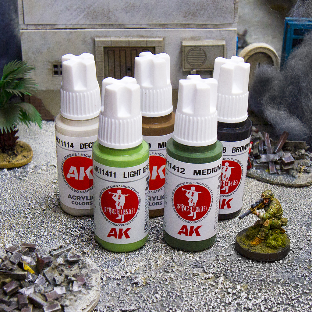 FIRE! MODERN COMBAT + AK INTERACTIVE MULTICAM PAINT SET (5x COLORS) - Image 3