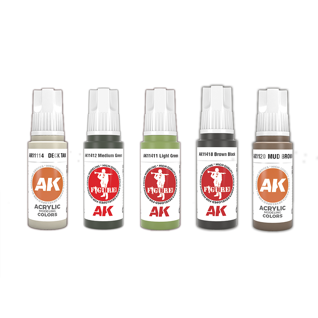 FIRE! MODERN COMBAT + AK INTERACTIVE MULTICAM PAINT SET (5x COLORS) - Image 4
