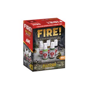 FIRE! MODERN COMBAT + AK INTERACTIVE MULTICAM PAINT SET (5x COLORS)