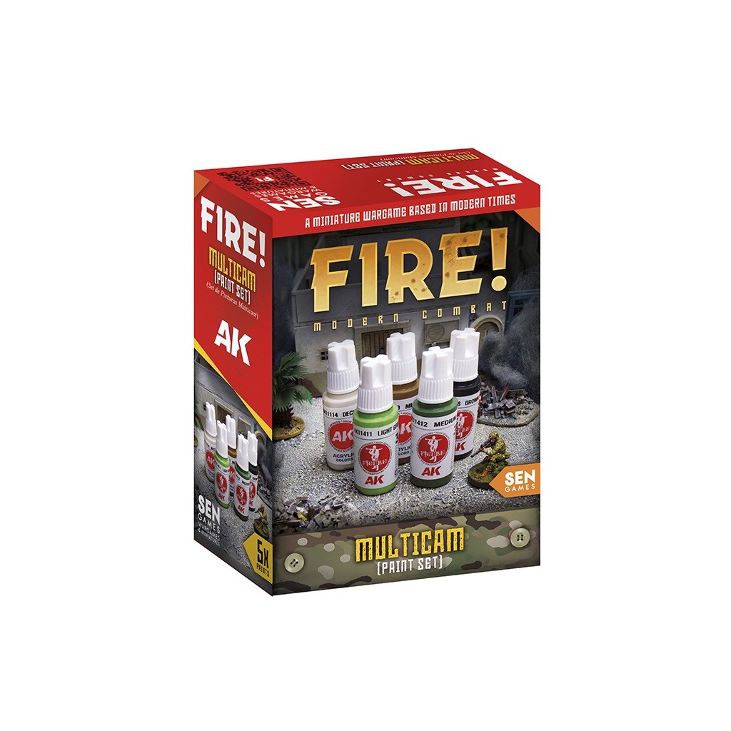 FIRE! MODERN COMBAT + AK INTERACTIVE MULTICAM PAINT SET (5x COLORS) - Image 2